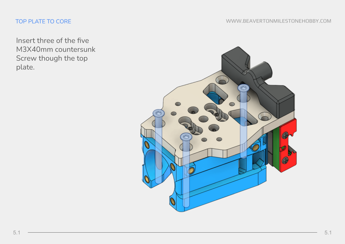 Hypernova Printhead build step nineteen